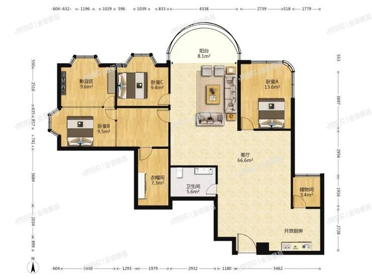 丰台区 菜户营甲88号3A号楼5层502号（鹏润家园）