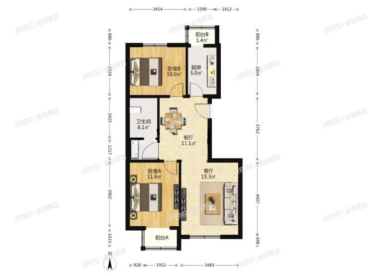 大兴区 兴盛街187号院1号楼3层5单元302 室