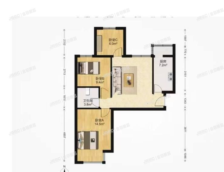 朝阳区 广渠路36号院11号楼20层2单元2004室(首城国际)