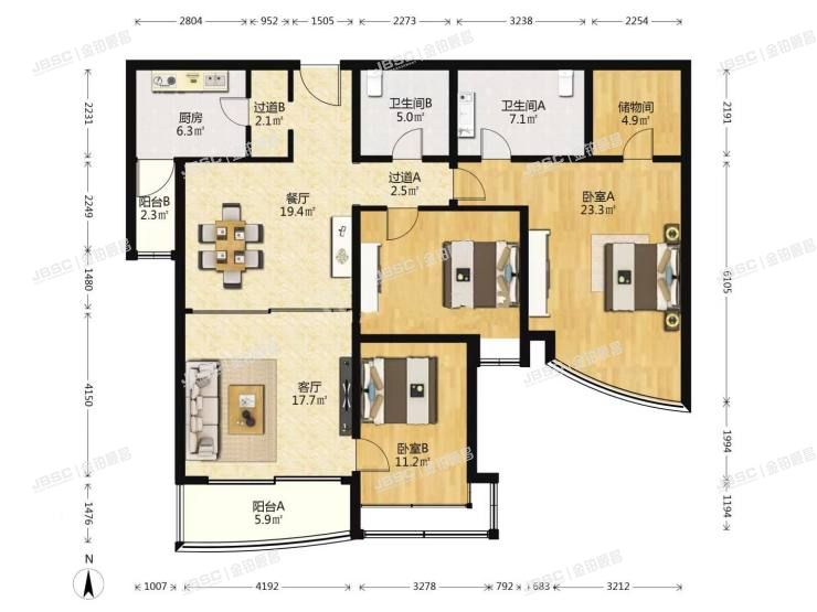 丰台区 骏景园中区11号楼1层102号（珠江骏景中区）