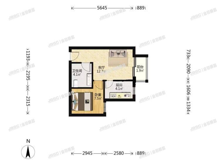 丰台区 五圈南路29号院1号楼10层6单元1003室（天兴家园）