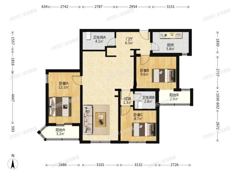 石景山区 海特花园1号楼