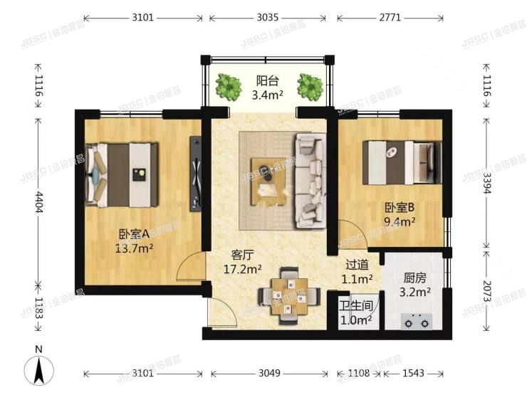 石景山区 老古城大楼13号楼1单元
