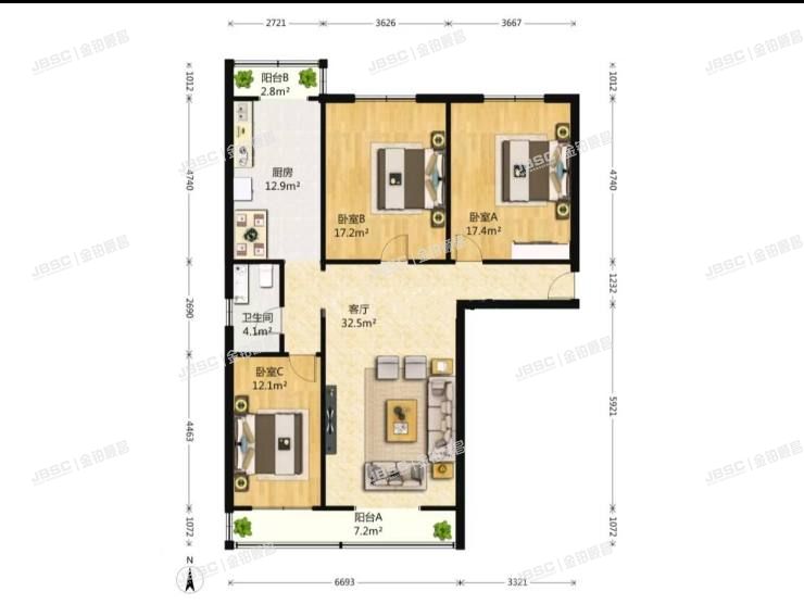 通州区 龙旺庄47号楼5层353房屋（华龙小区）