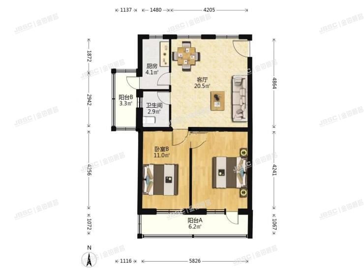 丰台区 芳古园一区3号楼12层3-1204室