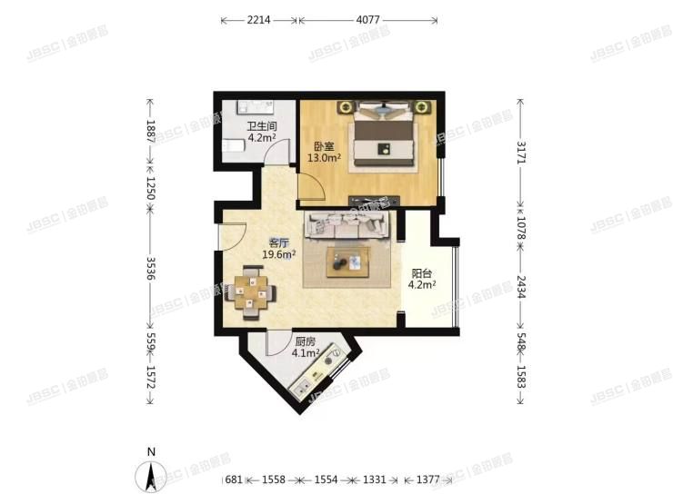 丰台区 星河苑1号院9号楼14层1406室