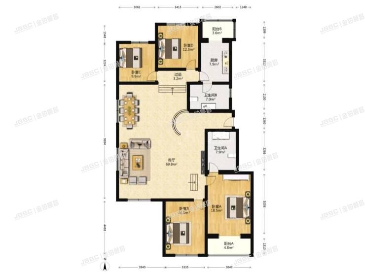 顺义区 马坡花园20号楼3层302室（马坡花园）