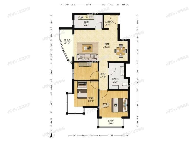 石景山区 杨庄北区27号楼16层2单元1605号（西现代城）