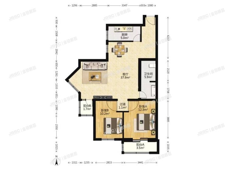 丰台区 怡海花园富泽园10号楼7-503室