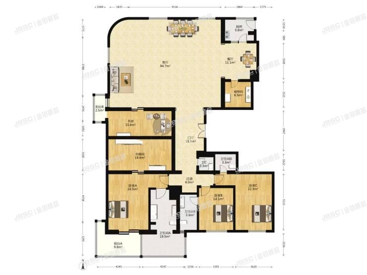 海淀区 玉渊潭南路11号院1号楼19层1单元1901室（缘溪堂）