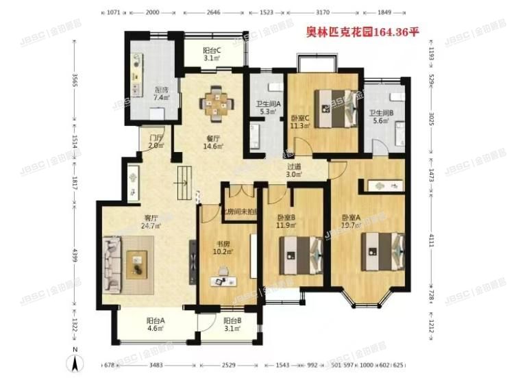 朝阳区 京奥家园111号楼6层2-602室（奥林匹克花园一期）