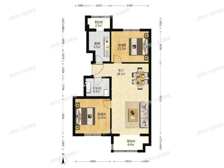 大兴区 广和大街7号院25号楼7层5单元701室（首座御园）
