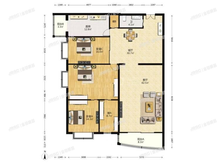 丰台区 芳城园一区17号楼21层A-2503室（日月天地）