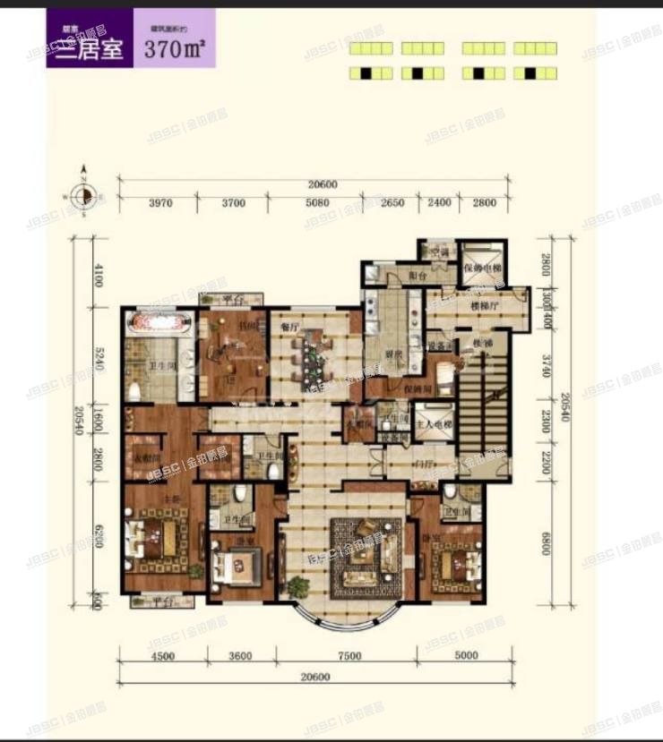 朝阳区 华章东路2号院4号楼5层二单元502室（泛海世家东府）