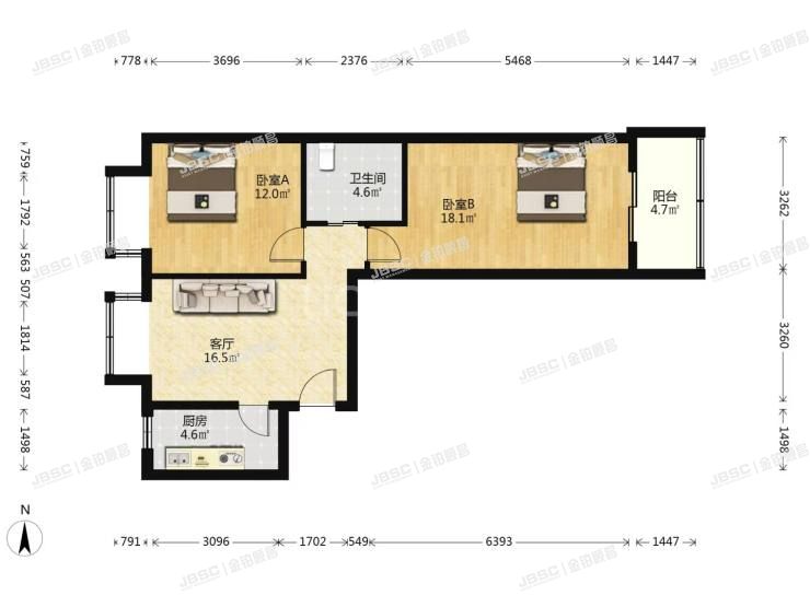 门头沟区 惠民家园二区32号楼11层1单元1102房屋