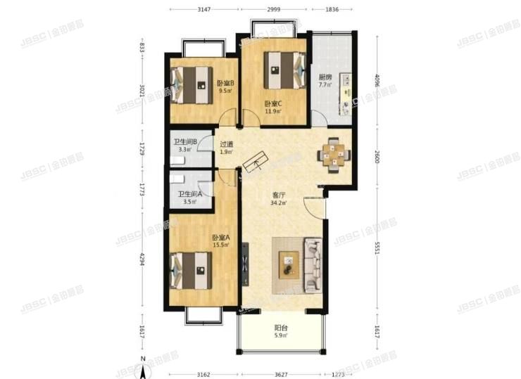 大兴区 佳和园15号楼4层5-402室