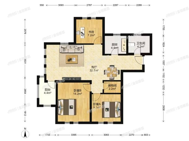 房山区 绿城.百合公寓玉泉苑1号5层3单元504室