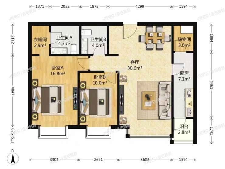 朝阳区 广渠门外大街5号院52号楼603室（富力城D区）
