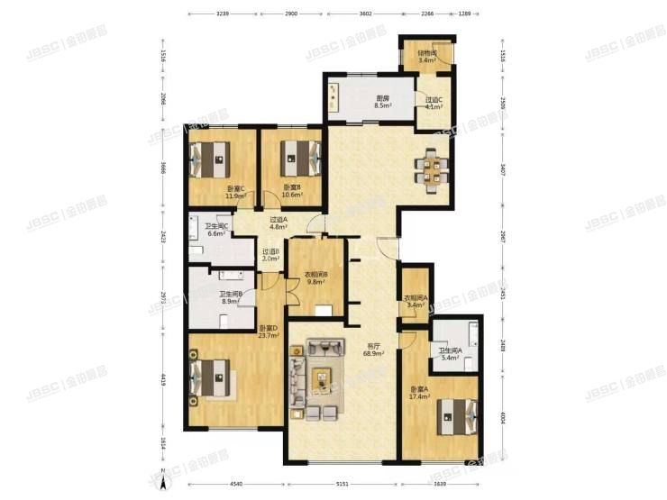 丰台区 阅园五区6号楼17层一单元1701室（紫辰院）