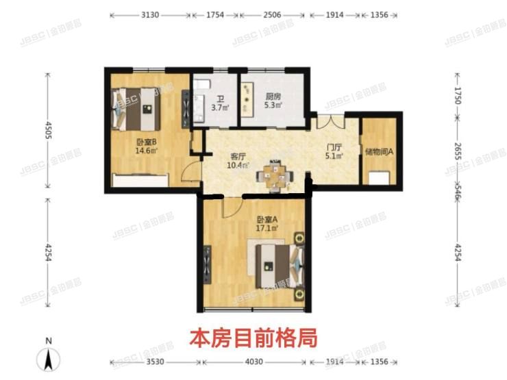 东城区 金鱼池中街2号院9号楼4层1单元507室（前门前）