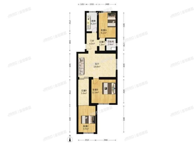 大兴区 黄村东里6号楼1单元101室