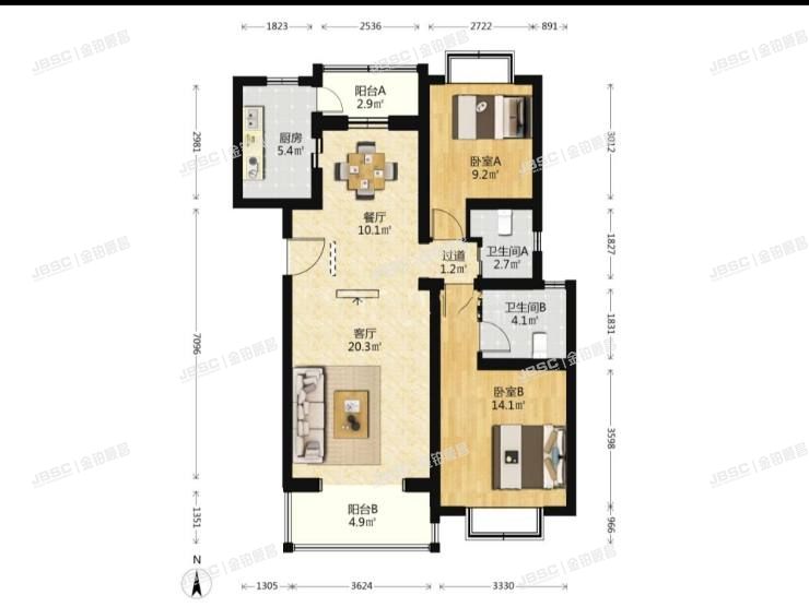 通州区 东果园74号楼3层531室（BOBO自由城）