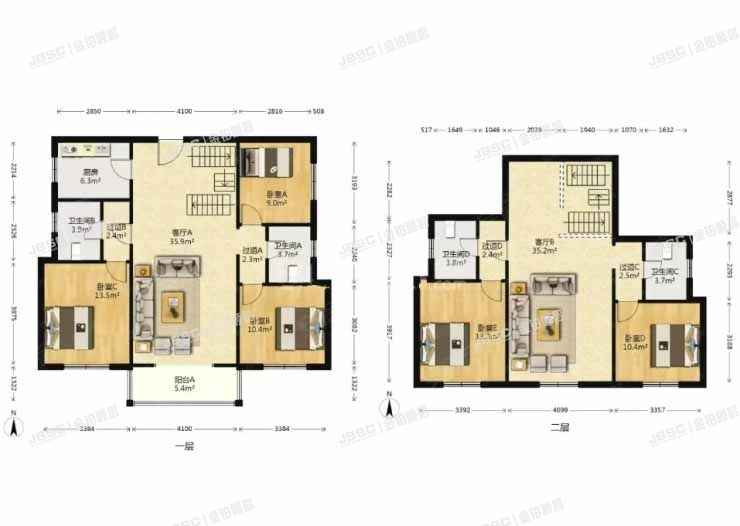 通州区 通胡大街3号5号楼6层200单元6C及跃层(武夷花园紫荆雅园)