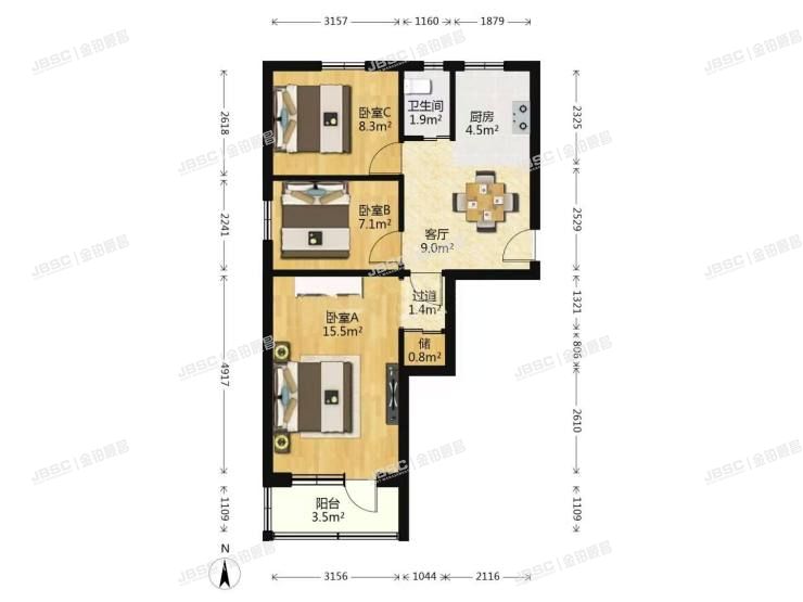 丰台区 马家堡东路29号院6号楼4层1单元401号（印刷宿舍大院）