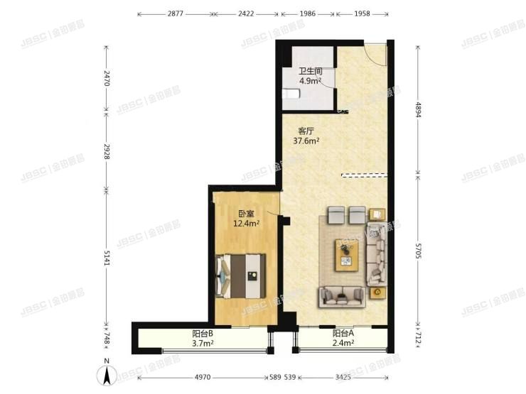 大兴区 清澄名苑北区27号楼8层3-909室