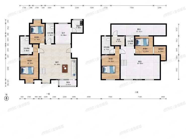 通州区 杨庄南里78号楼18层6单元1801室（世纪星城）