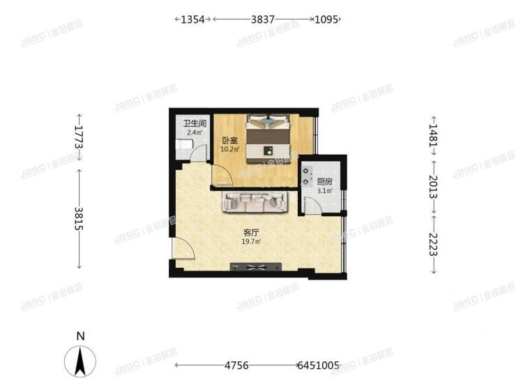 丰台区  槐房西路318号院4号楼15层1516室（南庭新苑南区）
