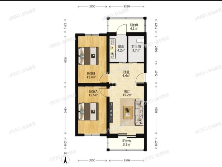 顺义区 裕龙花园一区1号楼4层三单元402室（裕龙一区）