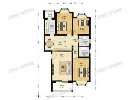 大兴区 旧宫镇上林苑17号楼6层1-601(上林苑）