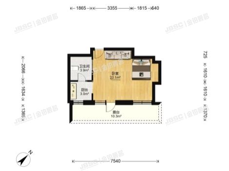 丰台区 西四环南路103号院3号楼7层809(设计师广场）