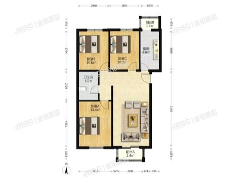 大兴区 瀛坤路3号院17号楼12层1单元1202（瀛海家园融园D区）