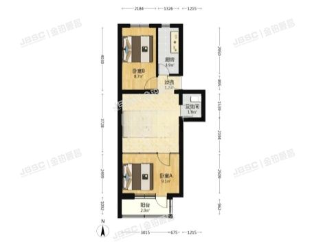 丰台区 角门东里55号楼3-202(角门东里）