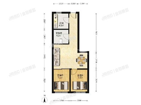 丰台区 西局后街8号院3号楼1层109(玉璞家园)