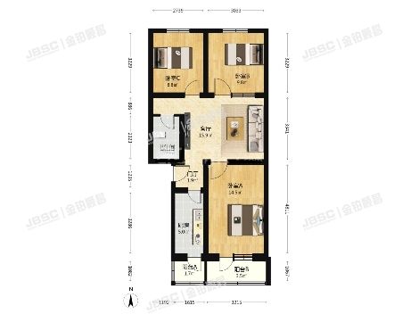 大兴区 西红门镇同兴园20号楼2层7-202