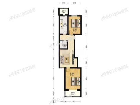 大兴区 西红门镇同福园5号楼6层5-601