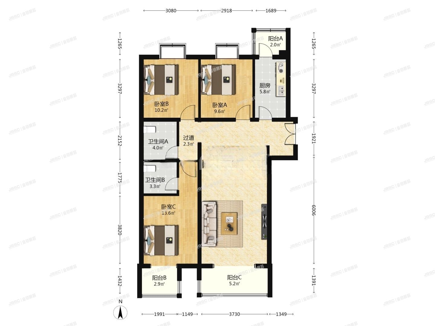 门头沟区 滨河路47号阳光绿苑1号楼15层1单元1503（阳光绿苑）