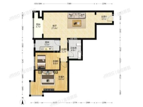 丰台区 晓月四里2号楼15层1511（晓月新城）