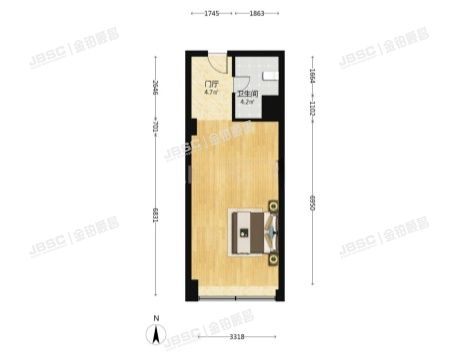 丰台区 方庄南路2号5层1单元516(亚胜铂第公馆）