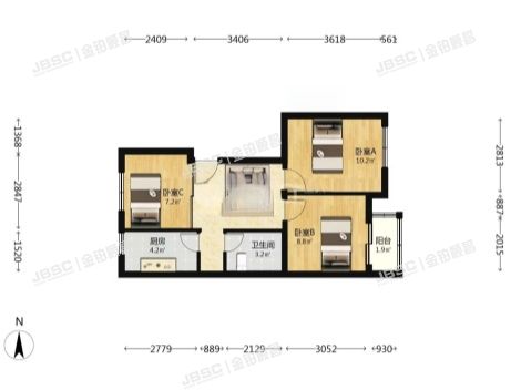 丰台区 西红门南一街200号院4号楼1层1单元102(阳光星苑)