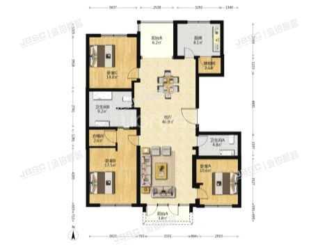 石景山区 金府北路99号院1号楼-1至1层四单元101(远洋天著春秋）