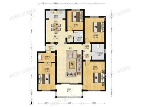 大兴区 西红门镇金华园甲2号楼4层6-401