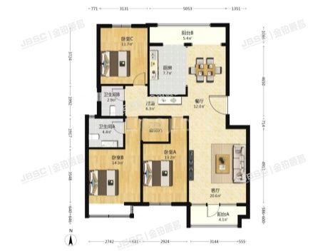 大兴区 开泰东里1号楼1层2单元102（金色漫香林一期）