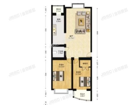 丰台区 亿朋苑一区3号楼2层4单元202