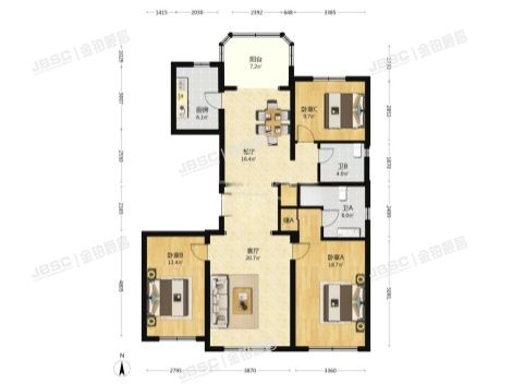 丰台区 樊羊路68号院8号楼2单元502(首开华润城)
