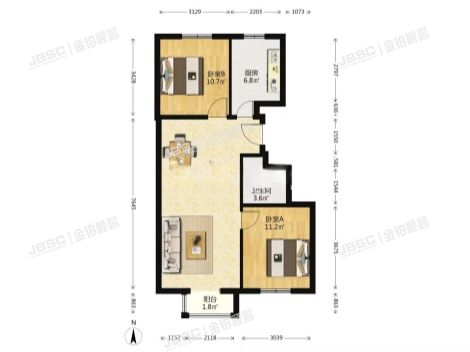 大兴区 育林街2号院19-2-201（育新花园中里）