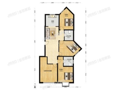 房山区 长阳镇昊天北大街48号56号楼6层2单元601(加州水郡二期)